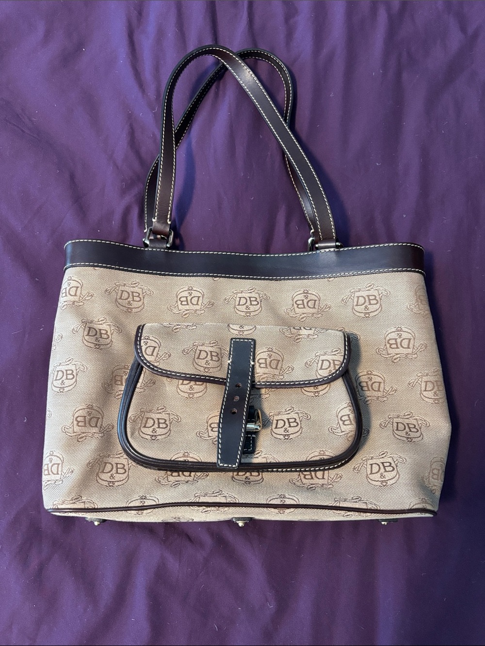 Dooney & Burke Signature Tote and Wallet